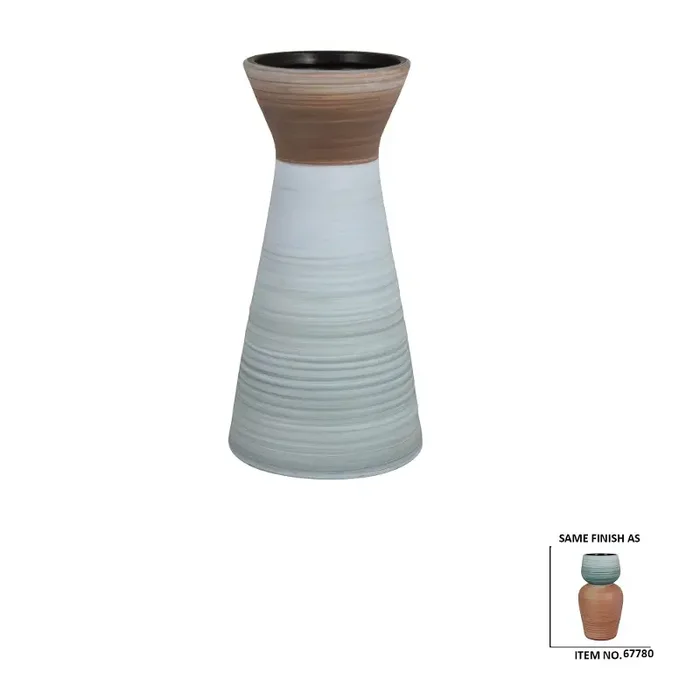 10.5″ Blue and Green Vase