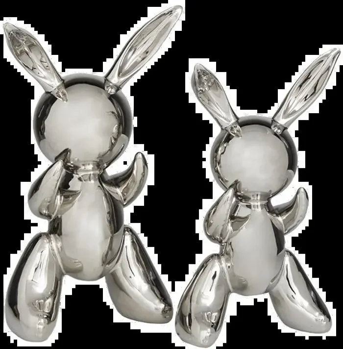11″ Porcelain Bunny Contemporary Sculpture