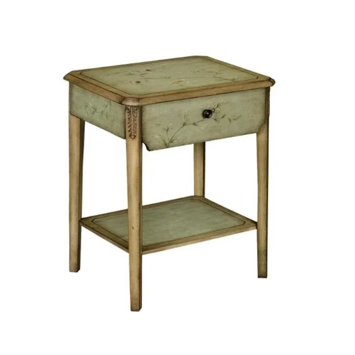 11392 Stein World Accnt Tbl 1dw Mnt Grn/linen