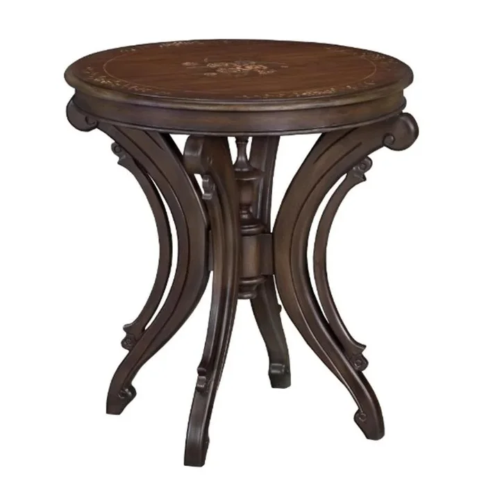 11450 Stein World Rnd Accnt Tbl Sedona Brn/rose
