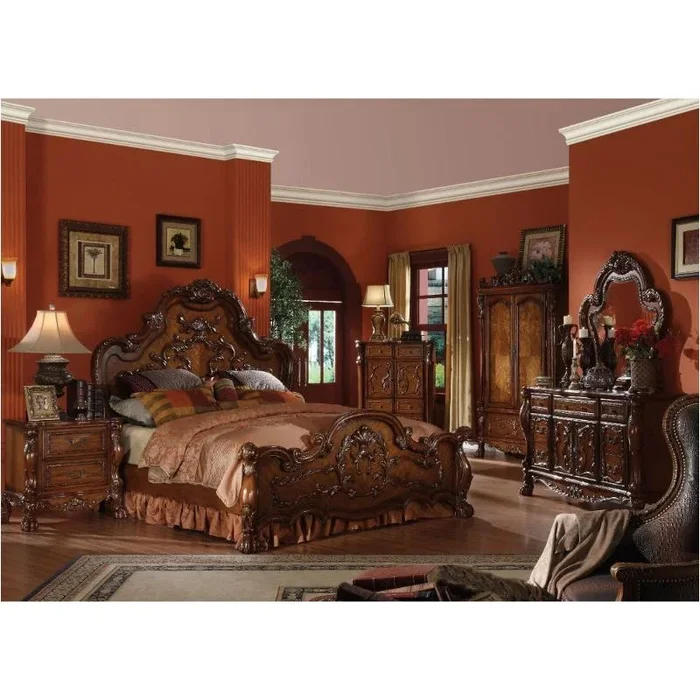 12140q-hb Acme Furniture Dresden – Cherry Oak Queen Bed – Cherry Oak