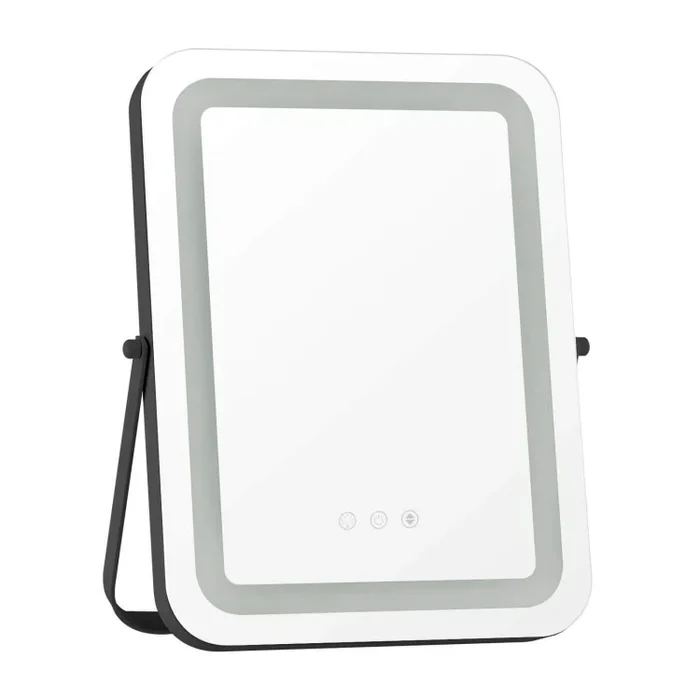 16 x 12 Inch Rectangular Vanity Makeup Mirror with 3 Color Dimmable Lighting
