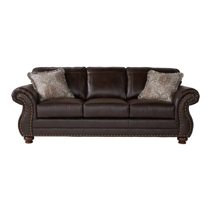 17400-s Hughes Furniture Nailhead Trim Sofa