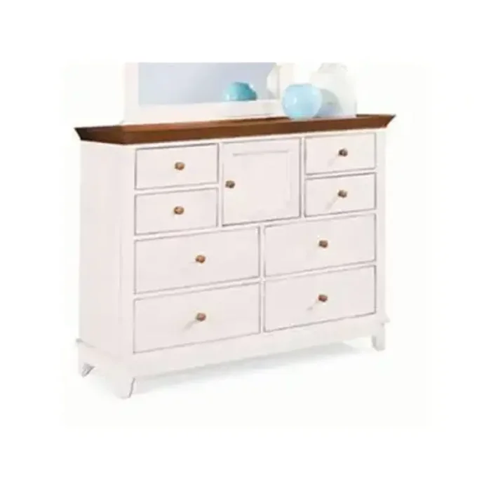 181-220wc American Drew Furniture Sterling Pointe-white Dressing Chest-white/cherry