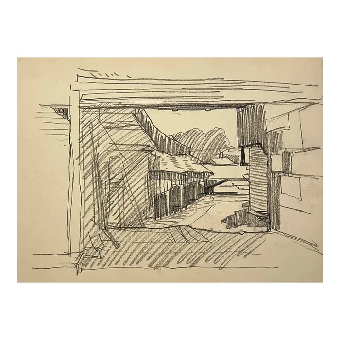 1940s Norman Kent Canal Scene