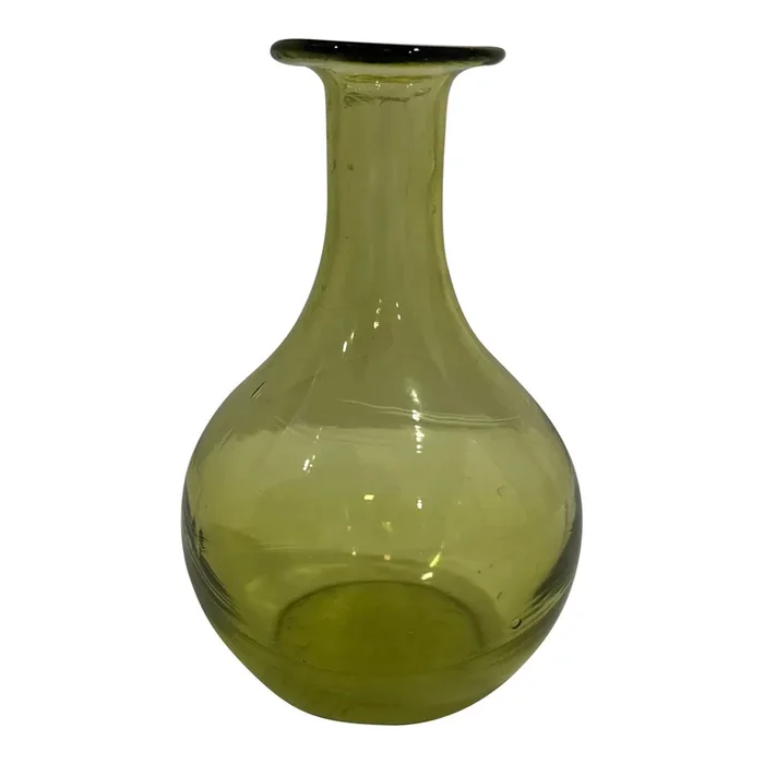 1950s Small Green Vase