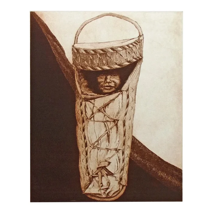 1970s Chad Neff “The Optimist” Signed Numbered Etching Southwestern Mint