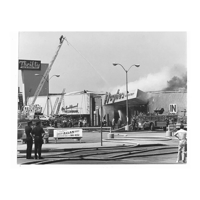 1977 Don Ware Los Angeles Grocery Store Fire Photograph