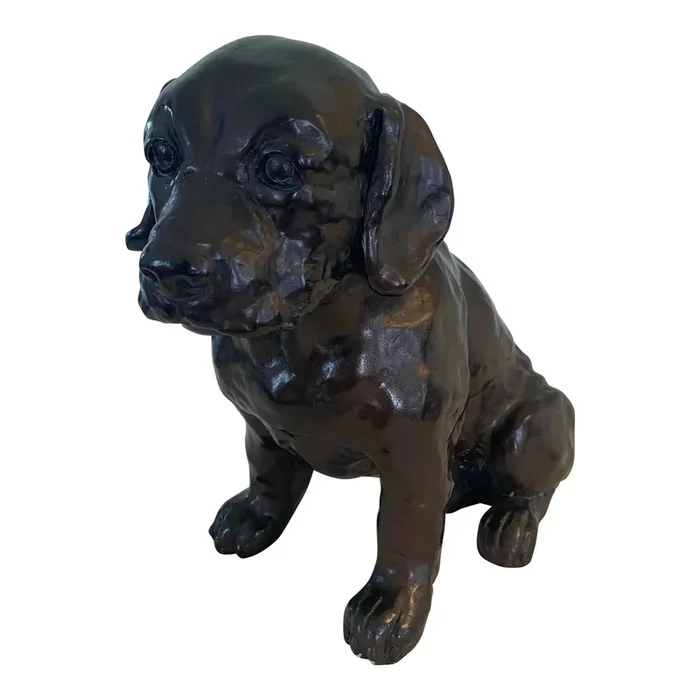 1981 Austin Productions Labrador Dog Sculpture Statue