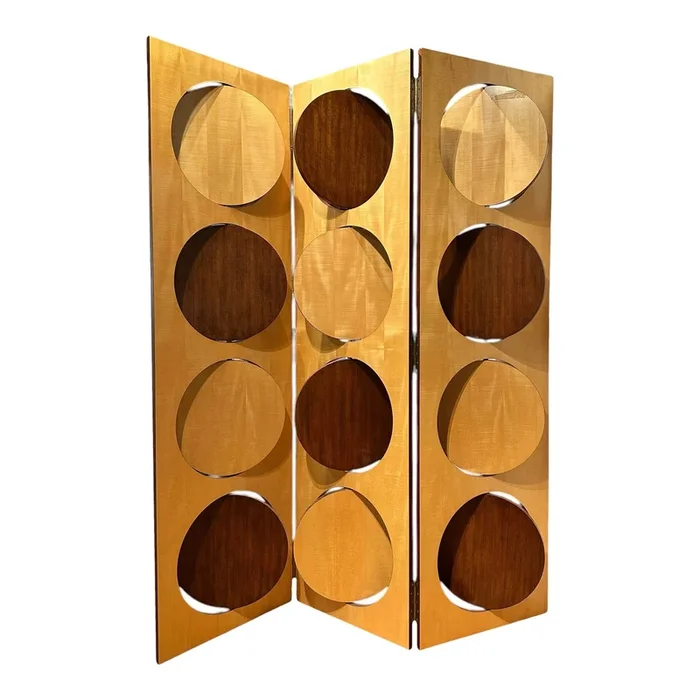 1990s Theodore Alexander’s Contemporary Peekaboo Room Divider Screen