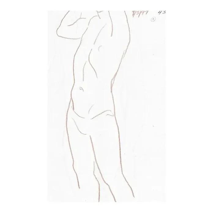 1997 James Bone Male Nude Torso