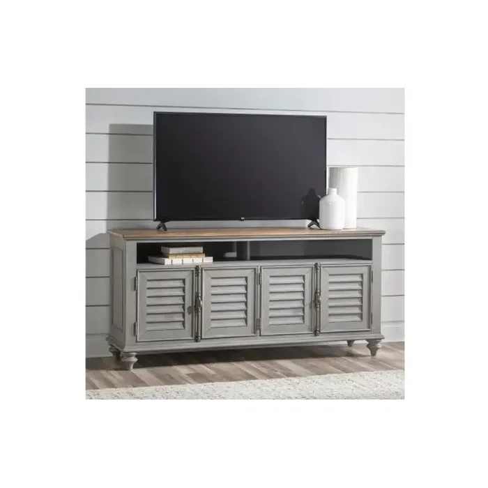 2311-023 Legacy Classic Furniture Kingston – Tweed Gray 72 Entertainment Console
