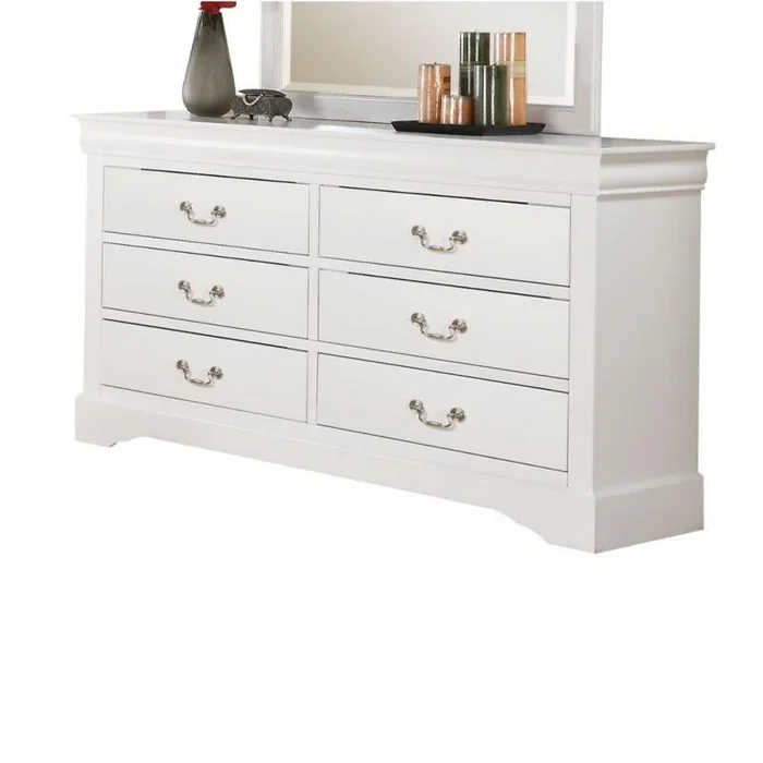 24505 Acme Furniture Louis Philippe Iii – Real White Real White Dresser