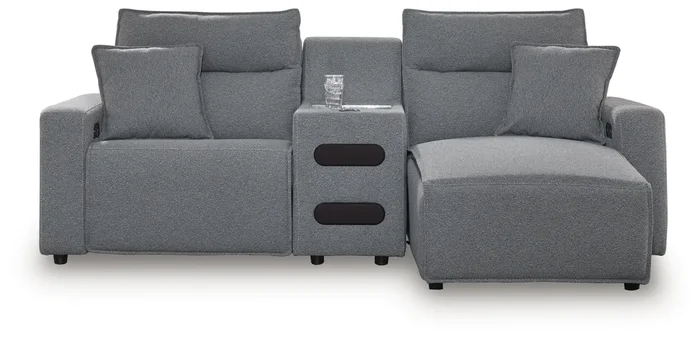 3-Piece Power Reclining Sectional With Chaise