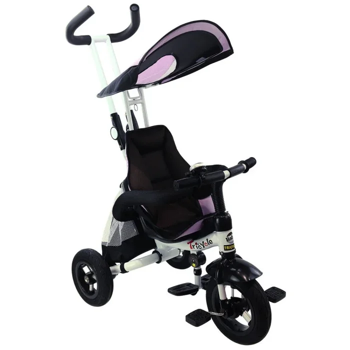 4-in-1 Detachable Baby Tricycle Stroller with Canopy Bag