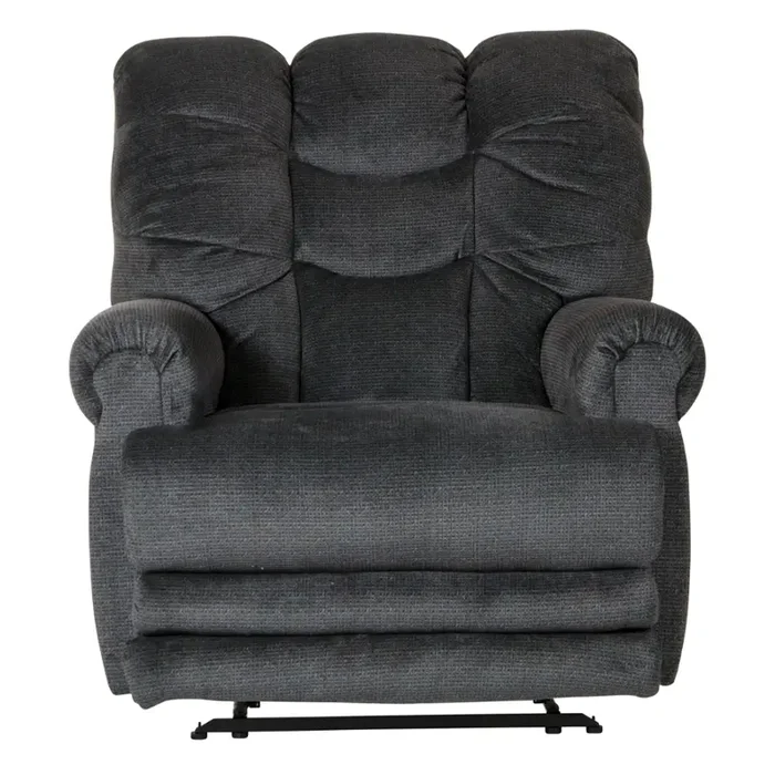 4257-7-2008-23 Catnapper Furniture Malone Lay Flat Recliner W/ Extended Ottoman – Ink