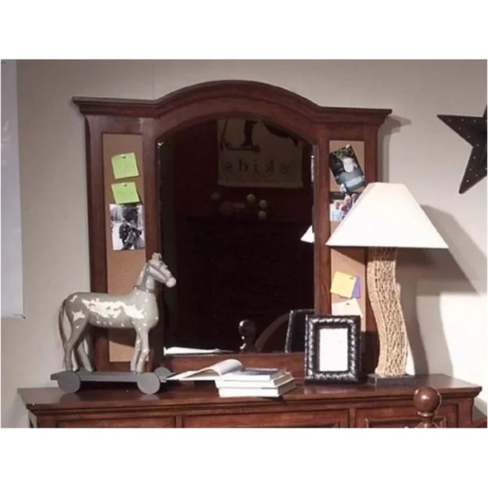 490-0300c Legacy Classic Furniture American Spirit Landscape Cork Dresser Mirror