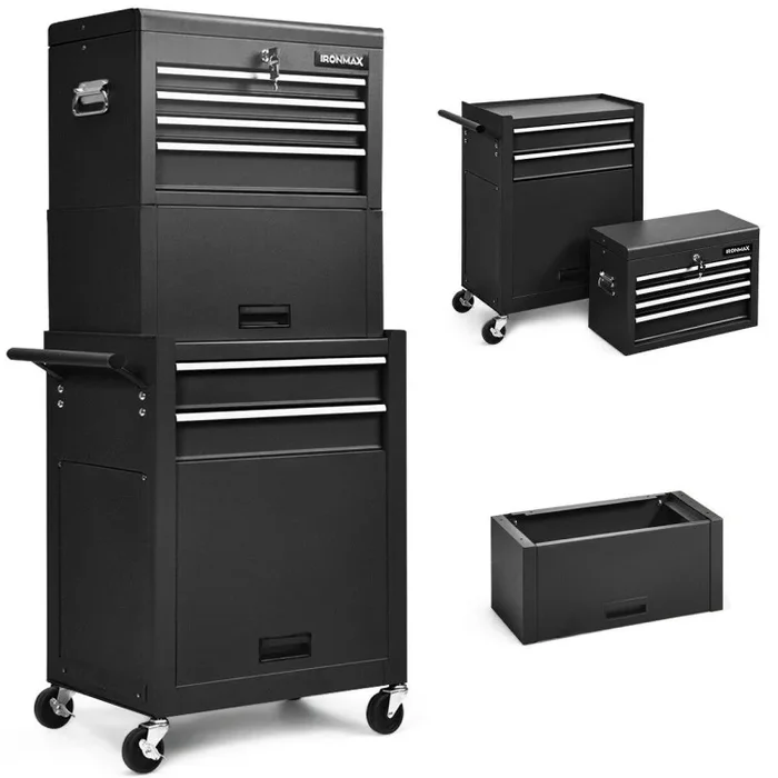 6 Drawers Tool Chest with Heightening Cabinet
