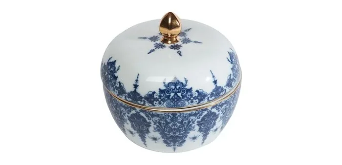 8″ Arabesque Porcelain Keep-All Jar