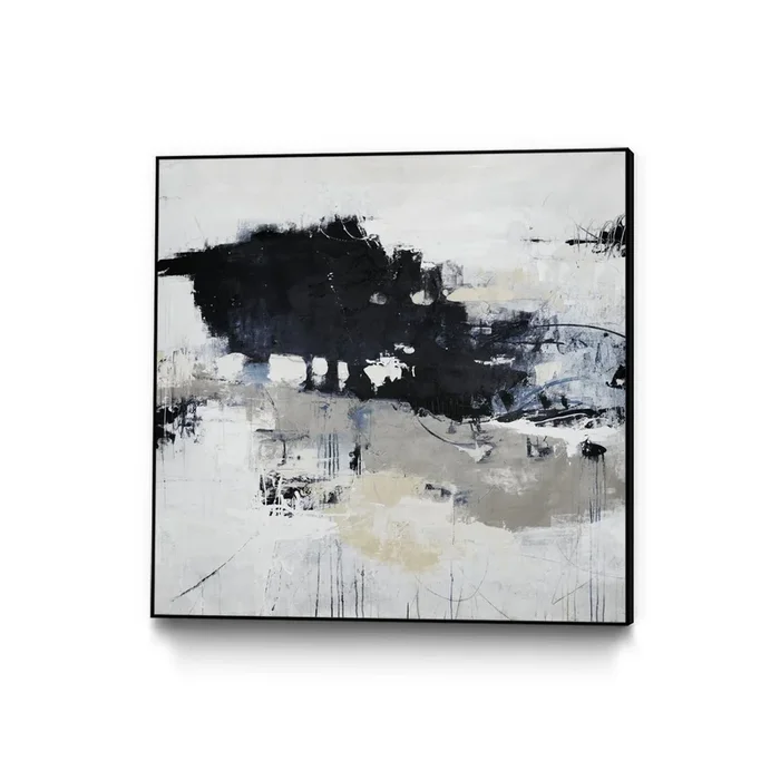 “Big Bonanza” Canvas Framed Black 20×20 Wall Art|Œuvre d’art murale sur toile encadrée noire « Big Bonanza » 20 x 20