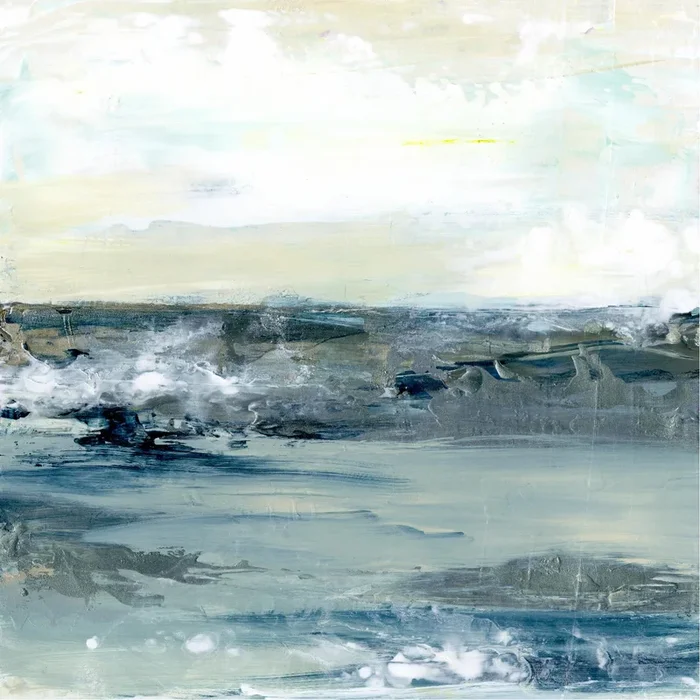 “Coastal Blues I” Giant Art 54×54 Wall Art|Œuvre d’art murale Giant Art « Coastal Blues I » 54 x 54
