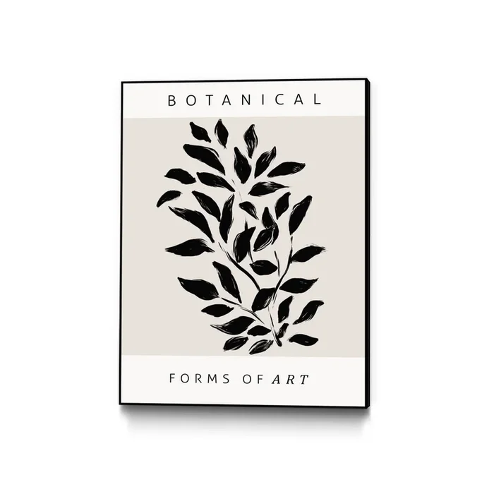 “Forms Of Art” Canvas Framed Black 18×24 Wall Art|Œuvre d’art murale sur toile encadrée noire « Forms Of Art » 18 x 24