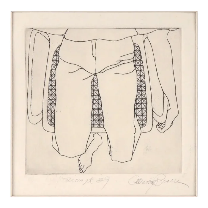 “Reflections at 29” – Steel Plate Etching (Ap) Edition 1 of 1 by Patricia A. Pearce