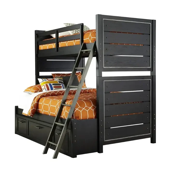 8942-733 Samuel Lawrence Furniture Graphite Full Bunk Bed Extension