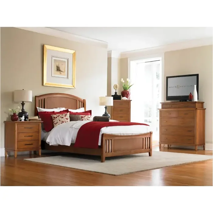 903-324 American Drew Furniture Valley Queen Panel Bed
