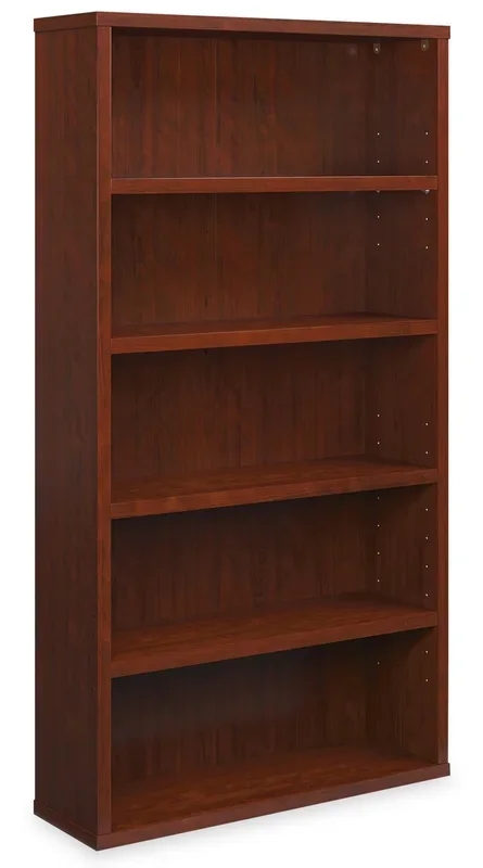 Affirm 34.80″ Commercial Grade 5-Shelf Bookcase – Classic Cherry|Bibliothèque Affirm de 34,80 po de qualité commerciale à 5 tablettes – cerisier classique