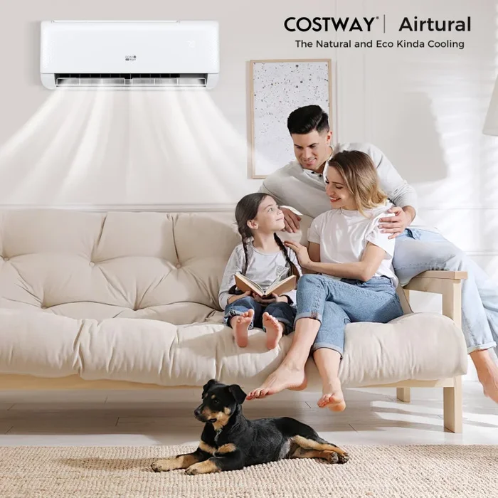 Airtural Series 12000 BTU 21 SEER2 208-230V Ductless Mini Split Air Conditioner with Heater Pump Energy Star Certified