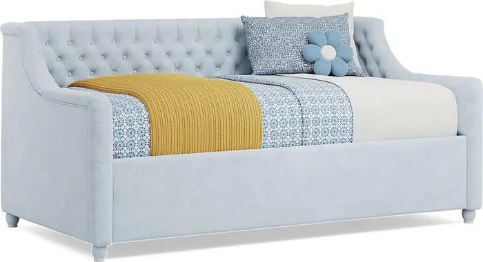 Alena Light Blue Twin Daybed