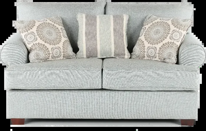 Alison Blue-Gray Loveseat