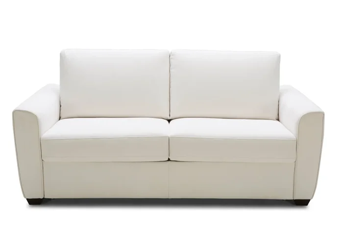 Alpine Sofa Bed in White Fabric 18236 By J&M