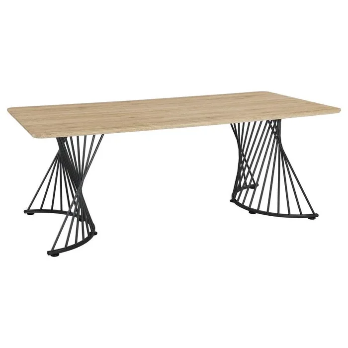 Altus – Composite Wood Dining Table – Natural Oak