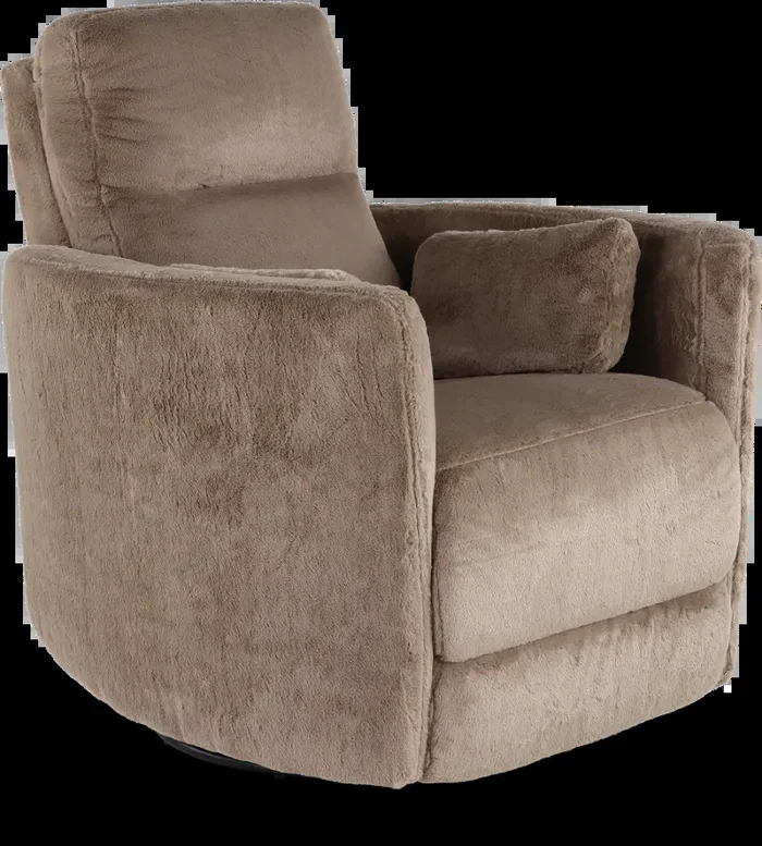 Amelia Brown Swivel Recliner