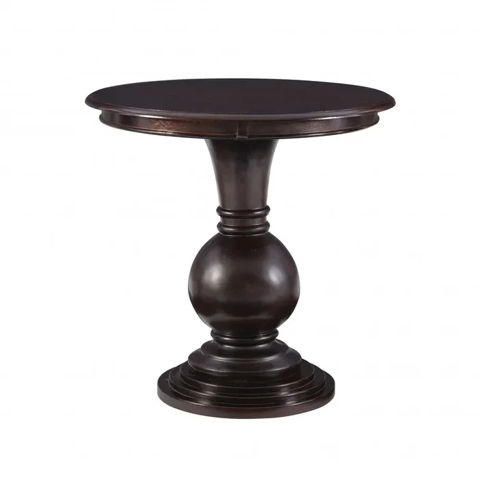 Amelia Round End Table – Espresso|Table de bout ronde Amelia – espresso