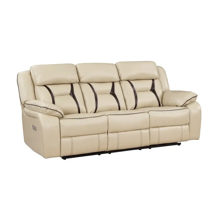 Amite Power Reclining Sofa (Beige)