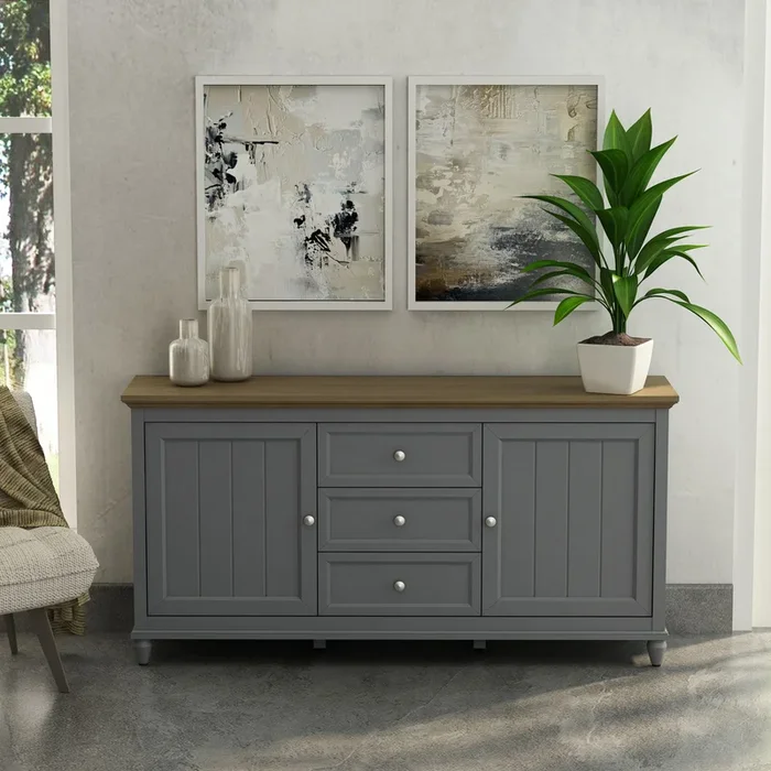 Anderson Teak Chenon Sideboard – Grey & Brown