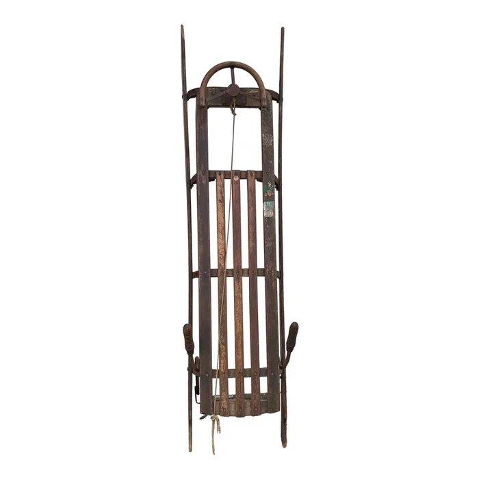 Antique 19th Century Wooden Sled