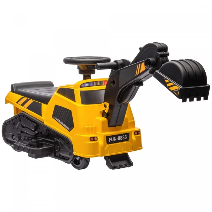 Aosom 6v Electric Powered Ride-On Tractor, 3 In 1 Electric Ride On Excavator, Bulldozer, Road Roller|Aosom Tracteur Electrique 6 V, 3 En 1 Pelle Electrique, Bulldozer, Rouleau Compresseur, Construction
