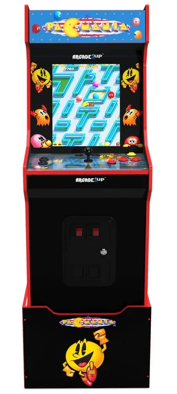 Arcade1Up Bandai Namco Legacy PAC-MANIA™ Edition Arcade Cabinet with Riser | Borne d’arcade édition Bandai Namco Legacy PAC-MANIAMC de Arcade1Up avec plateforme | PACMANIA