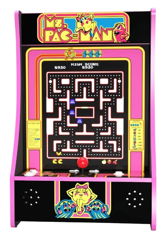 Arcade1up Ms. PAC-MAN™ Portable Partycade 40th Anniversary Edition | Borne d’arcade de fête portative édition 40e anniversaire MS.PAC-MANMC de Arcade1up | MSPM40PC