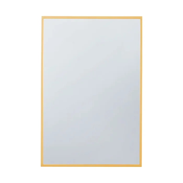Arcus 24″ X 36″ Hand Crafted Linear Rectangular Mirror – Gold|Miroir rectangulaire linéaire Arcus 24 po x 36 po fabriqué à la main – doré