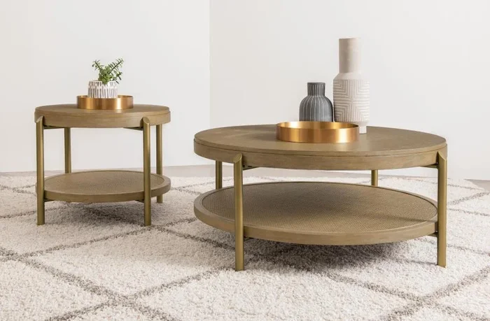 Arini – Round Coffee And End Table Set
