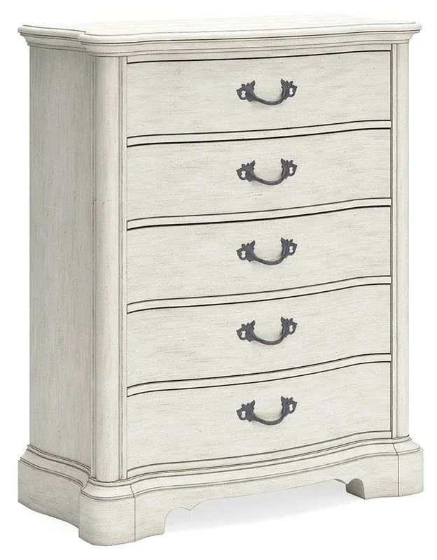 Arlendyne – Five Drawer Chest – Antique White