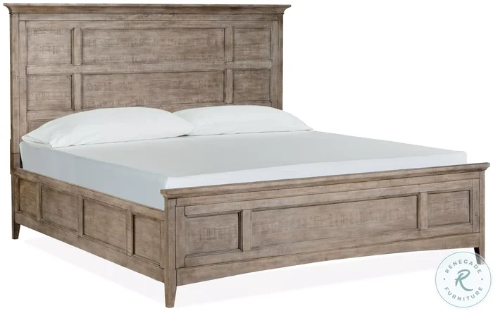 Ashton Grove Dovetail Grey California King Panel Bed