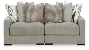 Aslan Court 2-piece Loveseat Sectional