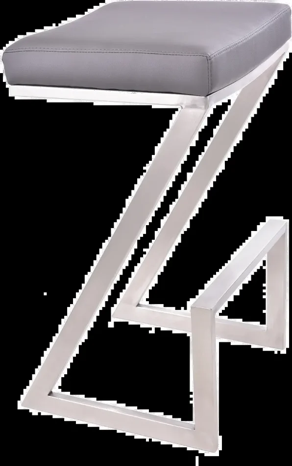 Atlantis Gray Counter Height Stool