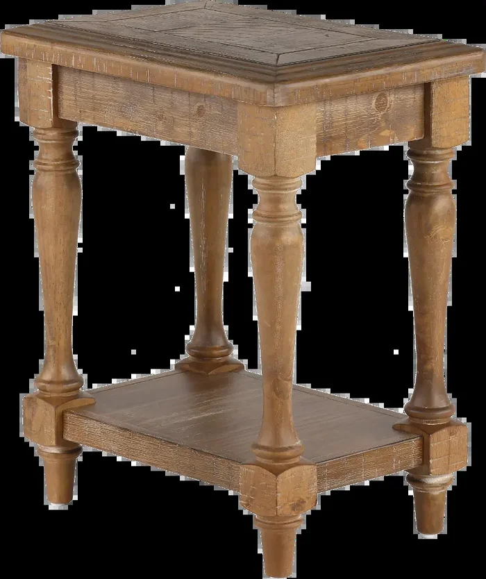 Augusta Brown Chairside Table